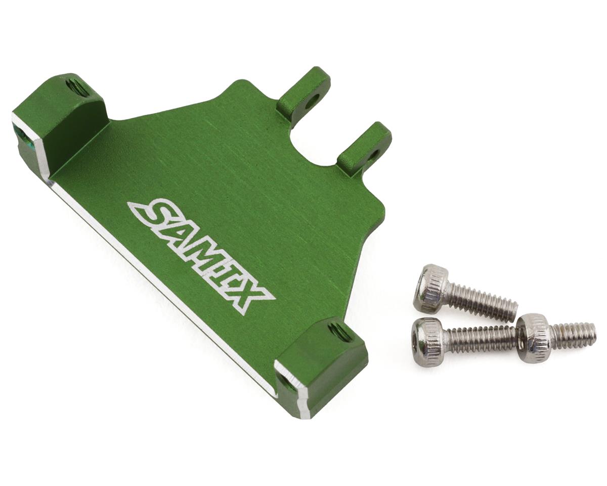 SAMIX SCX24-6068E-GN SCX24 Aluminum Servo Mount (Green) (EcoPower/Emax)