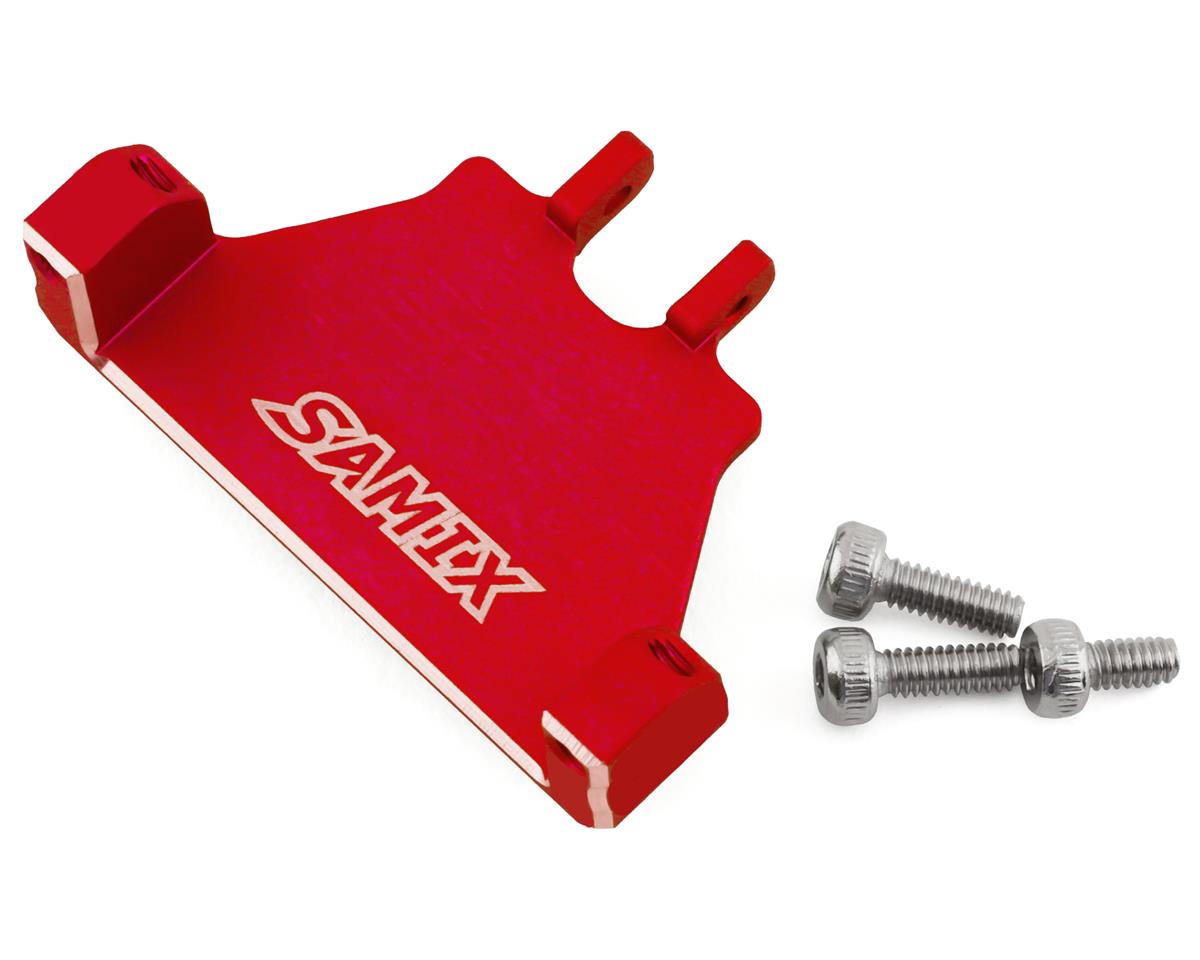 SAMIX SCX24-6068E-RD SCX24 Aluminum Servo Mount (Red) (EcoPower/Emax)