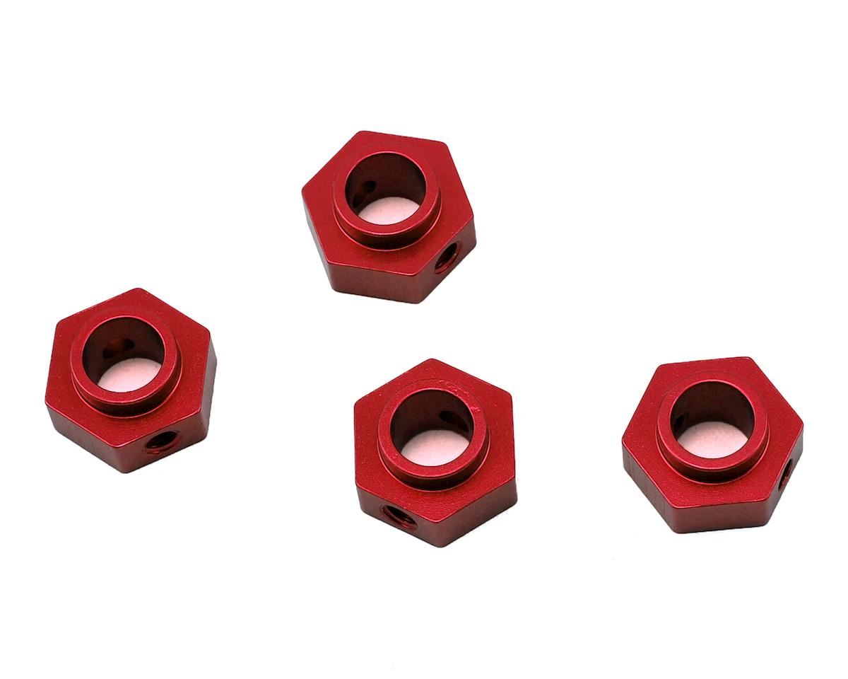 STRC ST8269R ST Racing Concepts Traxxas TRX-4 Aluminum Wheel Hex Adapters (4) (Red)