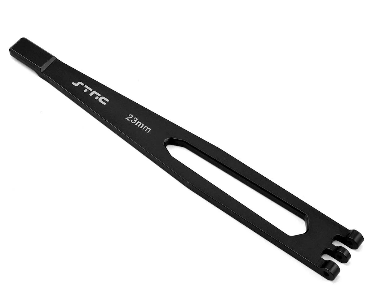 STRC ST8327BK Aluminum TRX-4 Battery Hold Down Plate (Black) TRX4