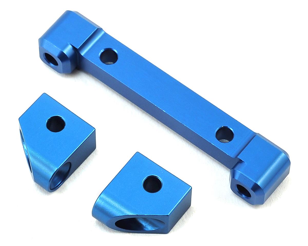 STRC ST8334FB Traxxas 4-tec 4Tec 2.0 Aluminum Front Hinge Pin Blocks (Blue)