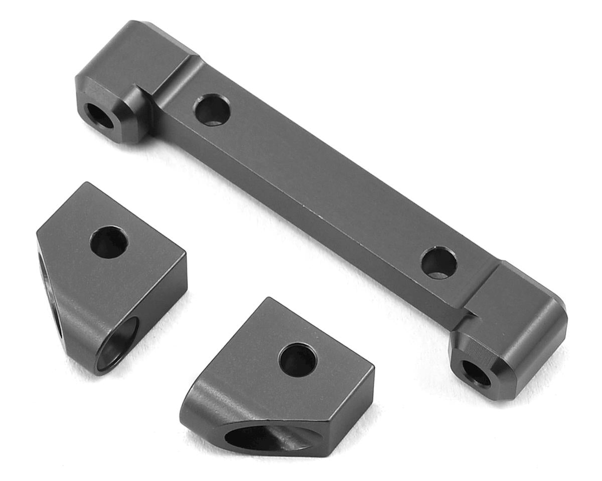 STRC ST8334FGM ST Racing Concepts Traxxas 4Tec 2.0 Aluminum Front Hinge Pin Blocks (Gun Metal)