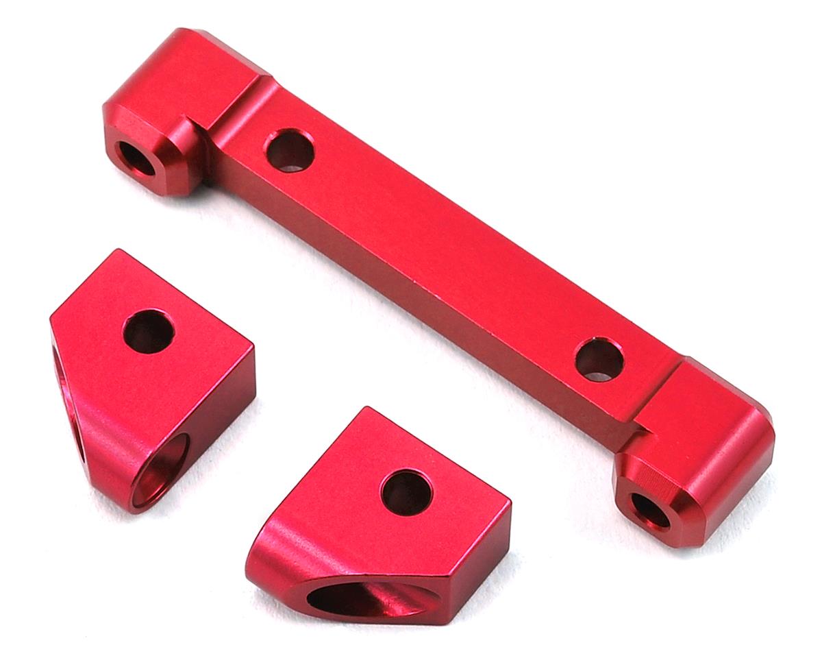 STRC ST8334FR Traxxas 4-tec 4Tec 2.0 Aluminum Front Hinge Pin Blocks (Red)