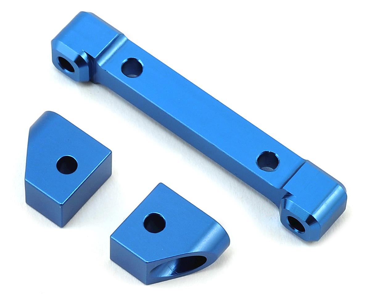 STRC ST8334RB ST Racing Concepts Traxxas 4Tec 2.0 Aluminum Rear Hinge Pin Blocks (Blue)