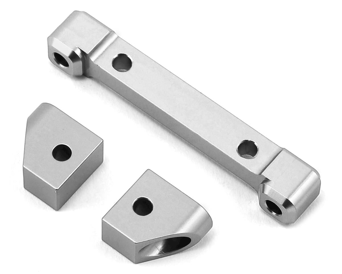 STRC ST8334RS ST Racing Concepts Traxxas 4Tec 2.0 Aluminum Rear Hinge Pin Blocks (Silver)