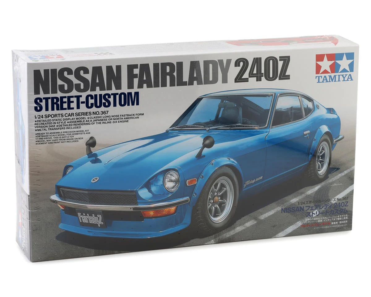 TAMIYA 24367 1/24 Nissan Fairlady 240Z Street-Custom Plastic Model Kit