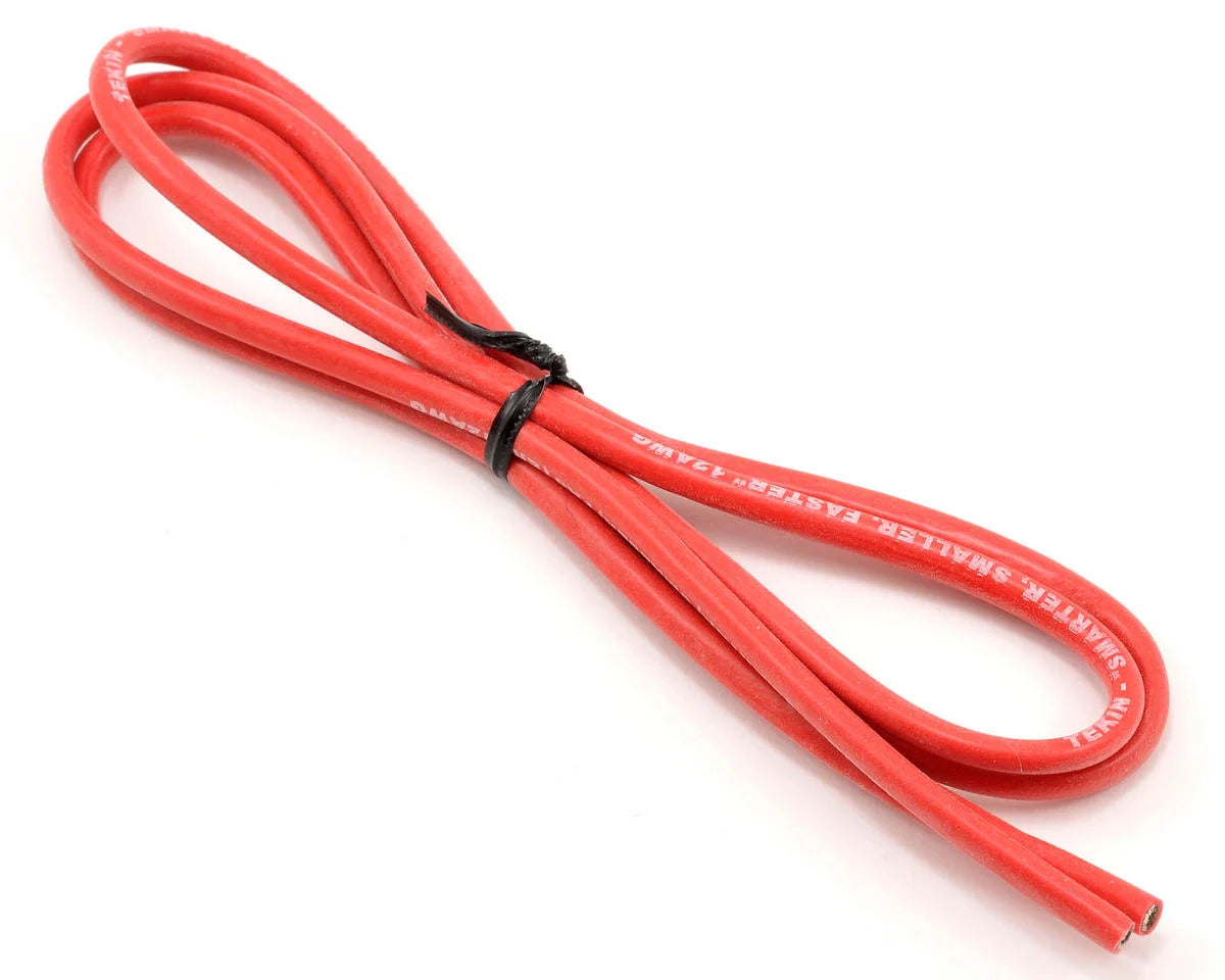 TEKIN TT3012 12awg Silicon Power Wire (Red) (3')