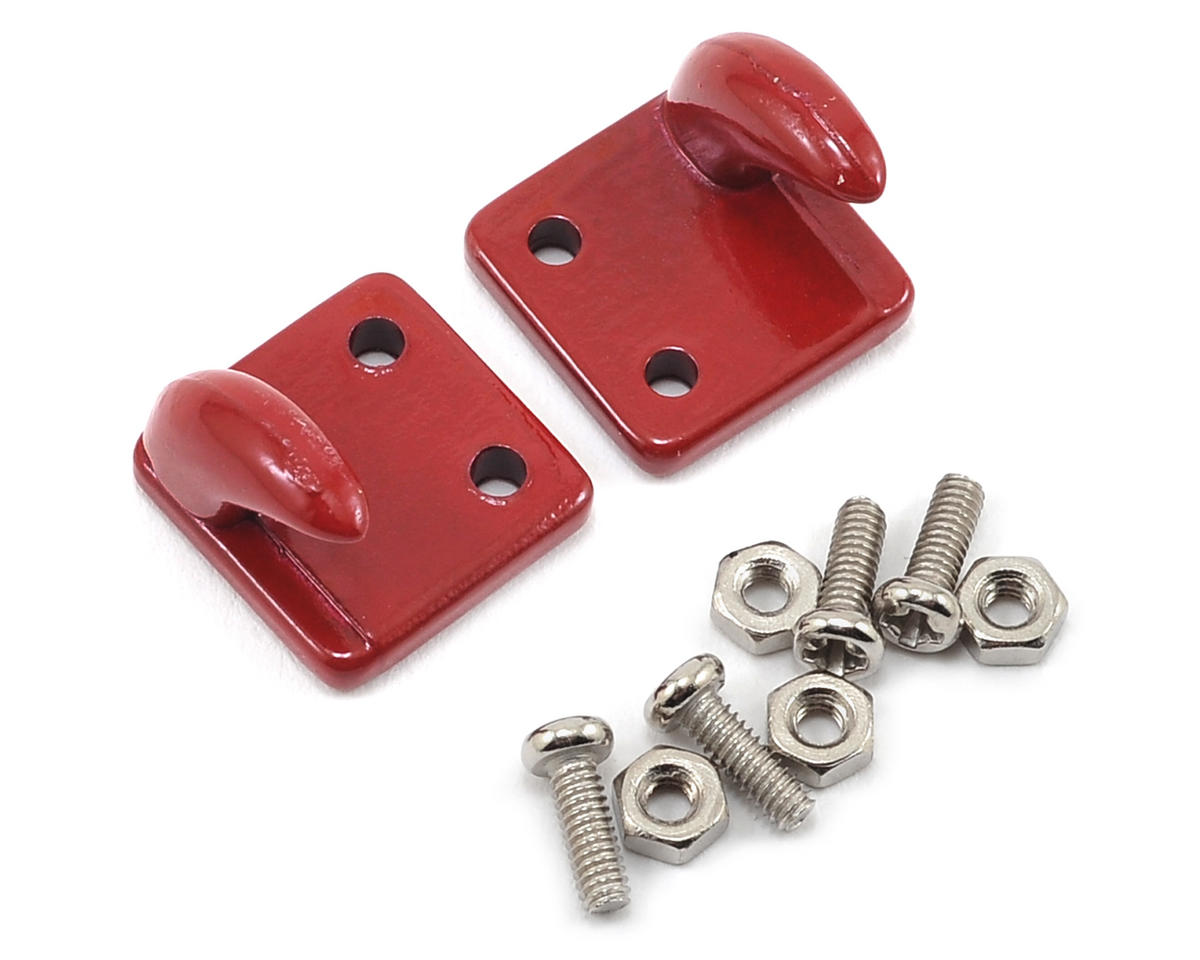 YEAH RACING YA-0379RD 1/10 Crawler Scale Accessory Set (Red) (Off Center Hooks)