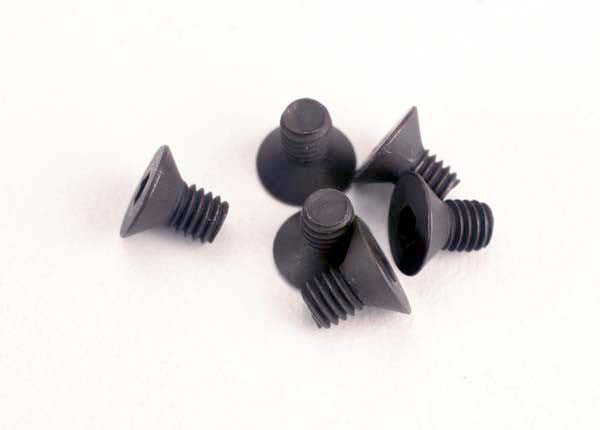 TRAXXAS 2549 Screws, 3x5mm countersunk machine (6) (hex drive)