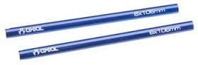 AXIAL AX30455  Threaded Aluminum Pipe 6x106mm Blue  *DISC*