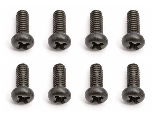 ASSOCIATED 21133 Button Head Phillips Screw M2.5x6 RC18T *DISC*