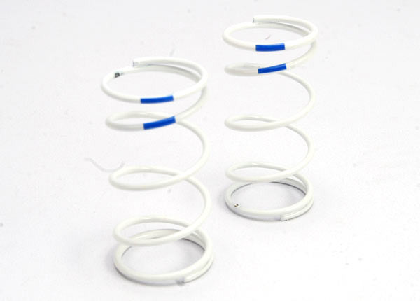 TRAXXAS 5434 Spring, shock (white) (GTR) (rear) (1.6 rate blue) (1 pair)