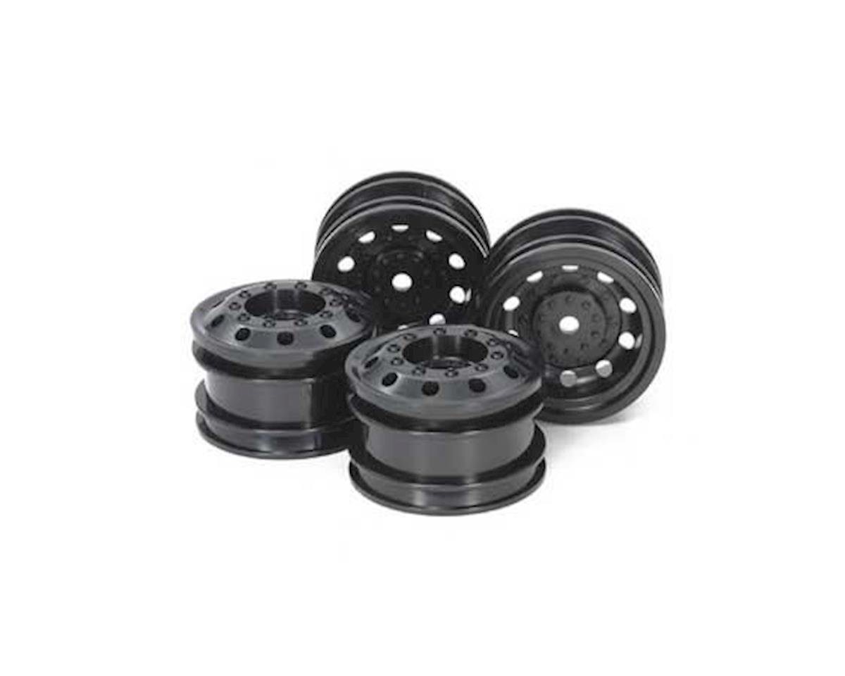 TAMIYA 54741 TT-01 Type-E Racing Truck Wheels Black w/12mm Hex