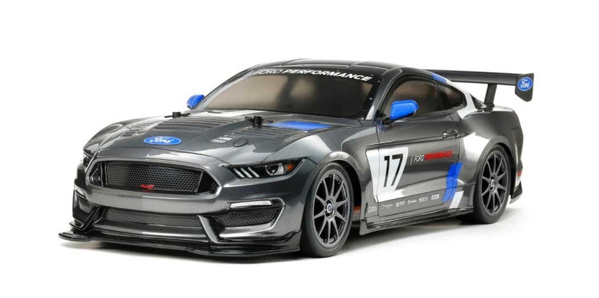 TAMIYA 58664 1/10 RC Ford Mustang GT4 Race Car Kit, w/ TT-02 Chassis