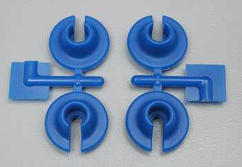 RPM 73155 Spring Cups Lower Blue Traxxas Slash/Stampede 4x4 (4)