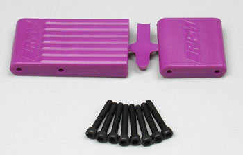 RPM 80158  *DISC* Front & Rear Bulkhead Brace Purple T-Maxx 3.3 E-Maxx