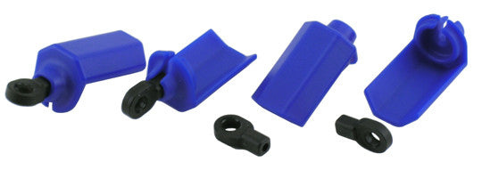 RPM 80405 Shock Shaft Guard Blue