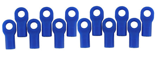 RPM 80475 Rod Ends Short Blue Traxxas