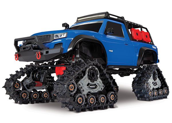 TRAXXAS 82034-4 1/10  TRX-4 with Deep Terrain Traxx 4X4 Trail Truck RTR with TQ 2.4GHz Radio BLUE