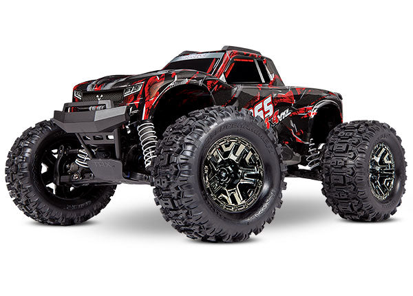 TRAXXAS 90076-4 Hoss™ 4X4 VXL: 1/10 Scale Monster Truck with TQi Traxxas Link™ Enabled 2.4GHz Radio System &  TSM RTR