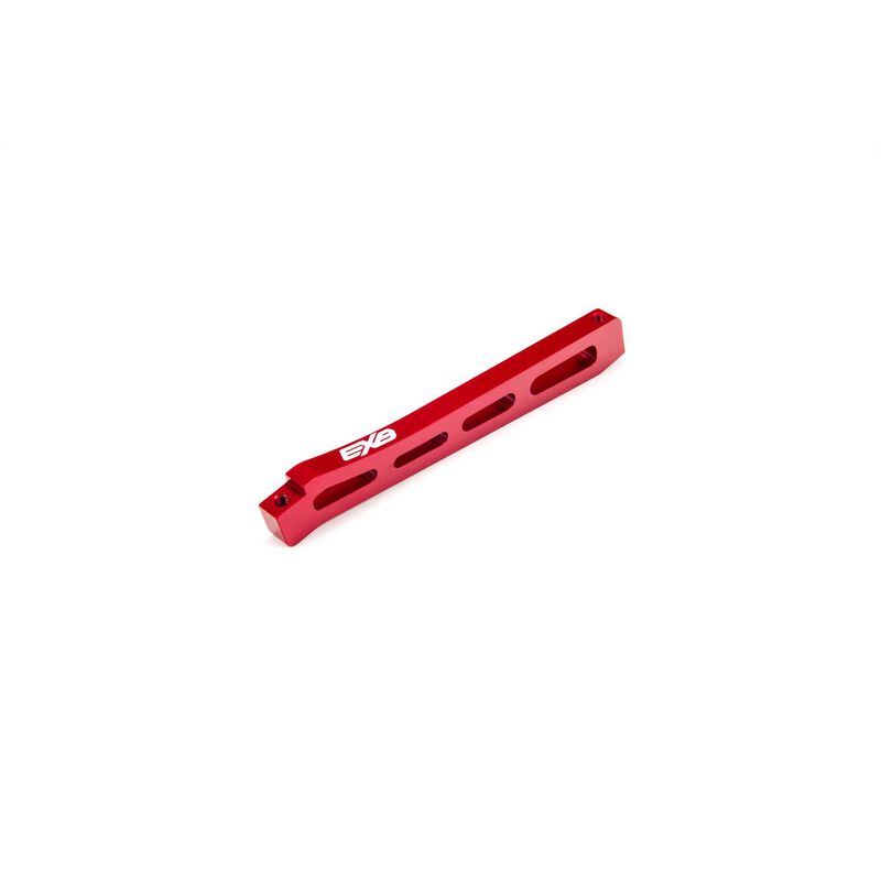 ARRMA ARA320565 Front Center Aluminum Chassis Brace, 118mm Red: EXB