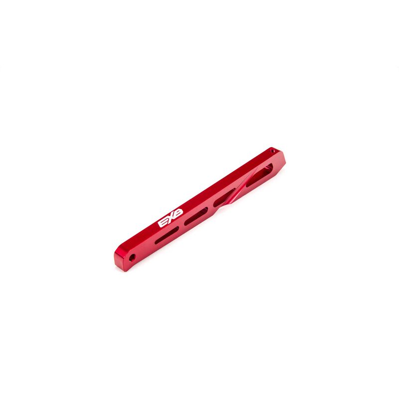 ARRMA ARA320568 Rear Center Aluminum Chassis Brace, 120mm Red: EXB