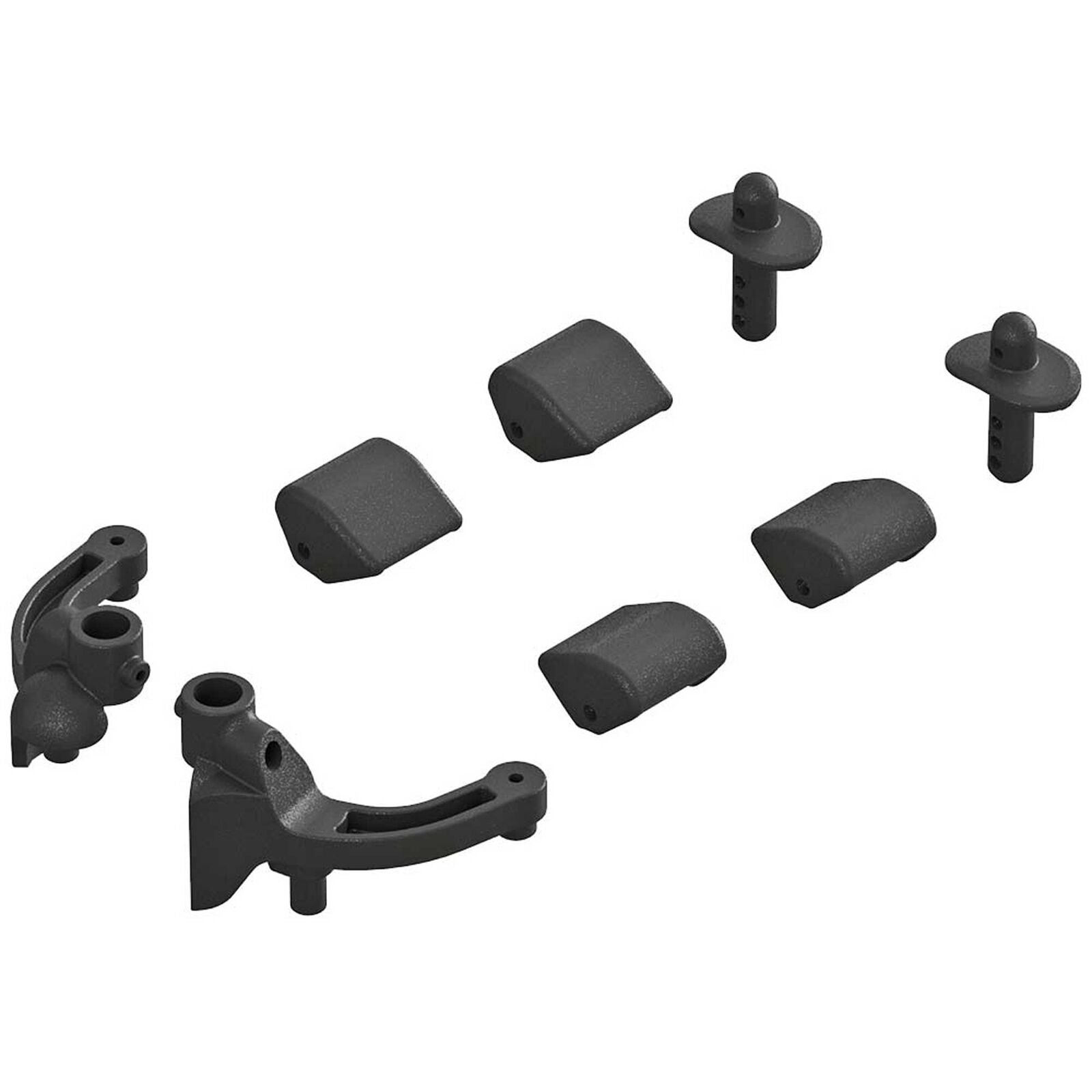 ARRMA AR320458 Body Mount Set Front: Typhon 4x4 ARAC3496