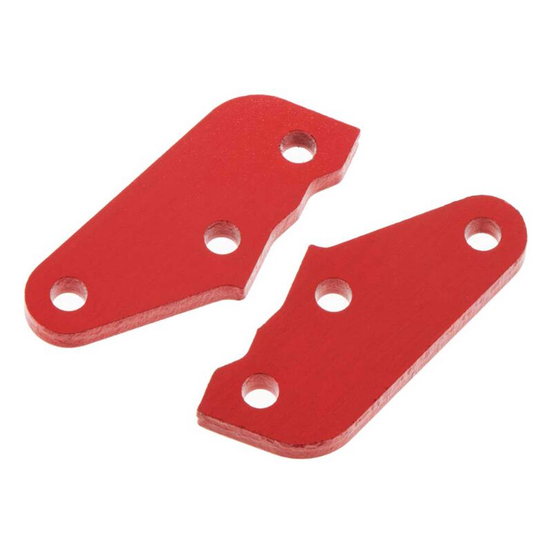 ARRMA AR340072 Steering Plate A Aluminum Red