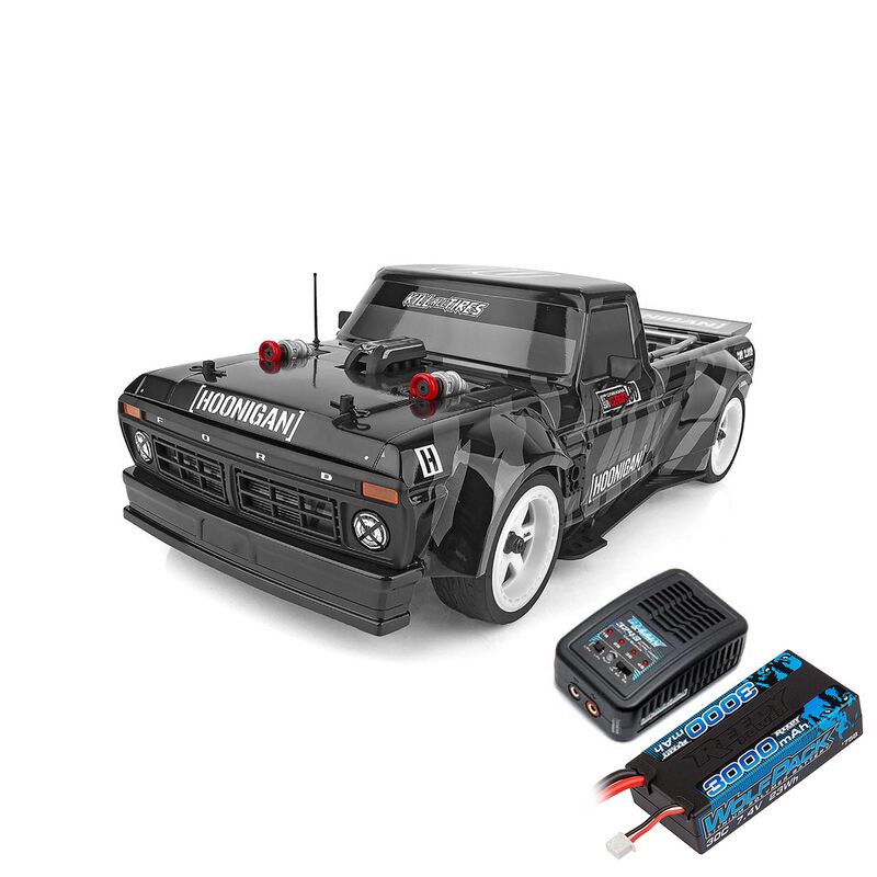 ASSOCIATED 30123C Apex2 Hoonitruck RTR 1/10 Electric 4WD Truck Combo w/2.4GHz Radio, Battery & Charger