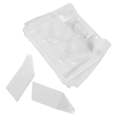 AXIAL AX31207 Y-480 Rear Interior Set .040 Clear Yeti XL