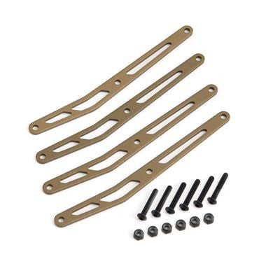 AXIAL AX31244 Upper Link Plate Set Aluminum (4)