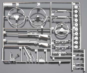 AXIAL AX80047 Interior Detail Parts Tree Chrome