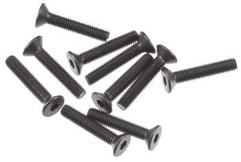 AXIAL AXA0147 Hex Socket Flat Head M3x16mm Black (10) AXIC0147