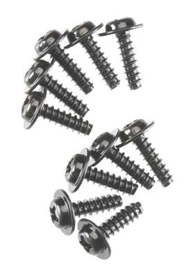 AXIAL AXA1280 Servo Flange Screw M3x10mm Black Oxide (10)