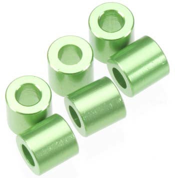 AXIAL AXA1306 Spacer 6x6mm Green *DISC*