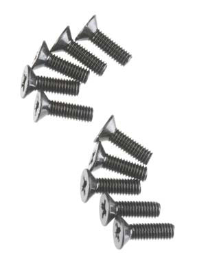 AXIAL AXA695 Flat Head M3x10mm Black Oxide (10)