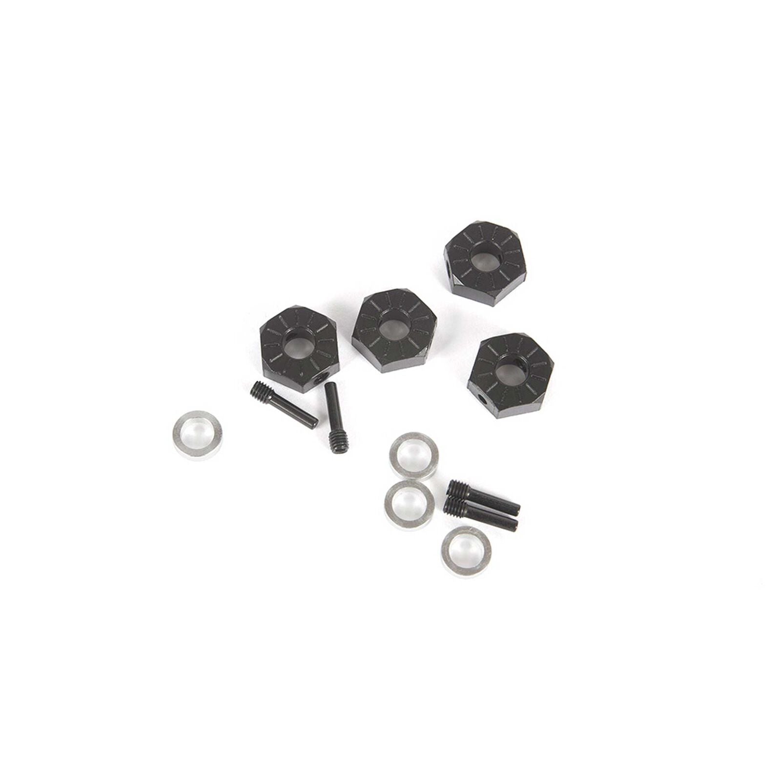 AXIAL AXI232018 12mm Hex Screw Shaft & Spacer (4): Capra 1.9 UTB