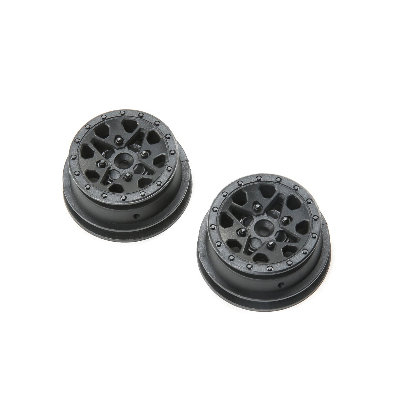 AXIAL AXI31595 1.2 1.55 Can-Am Maverick X3 Wheel, Black (2pcs)