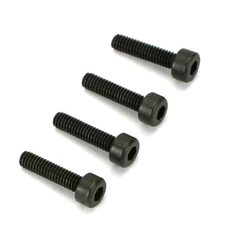 DUBRO 2118 M2.5x10 2.5x10mm Socket Cap Screws (4)