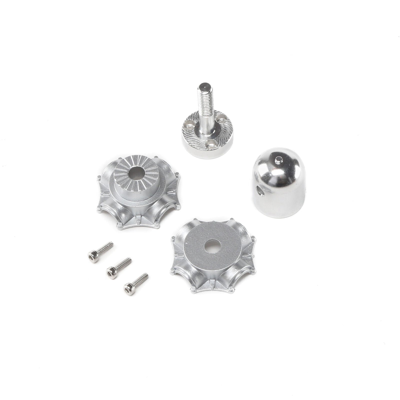 EFLITE EFL8457 Prop Adapter, Aluminm Spinner, Plastic Hub: P-47 1.2m