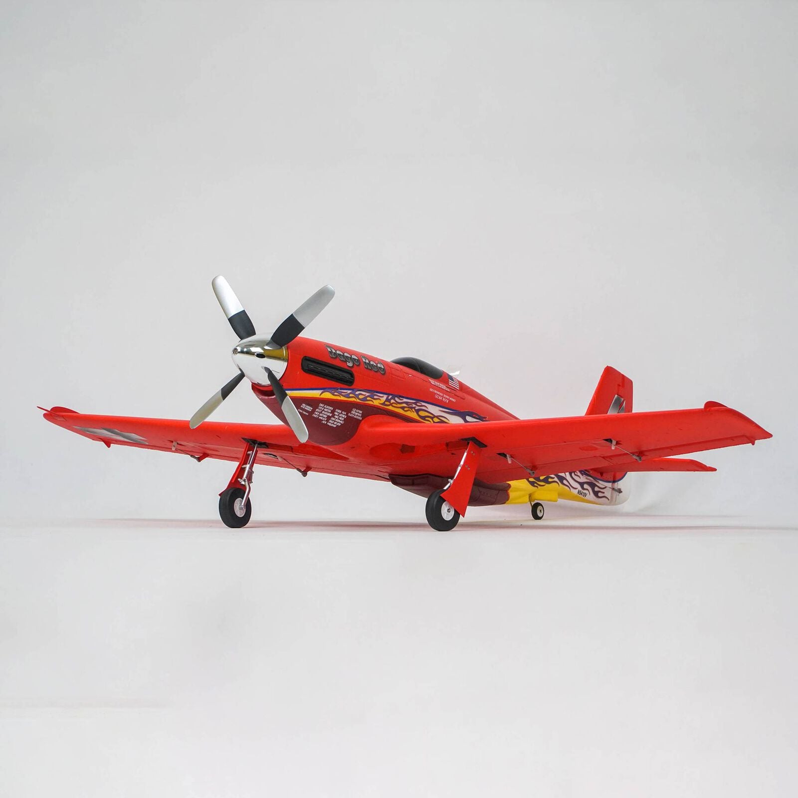 FMS FMM134P P-51D Mustang 1100mm PNP, Dago Red