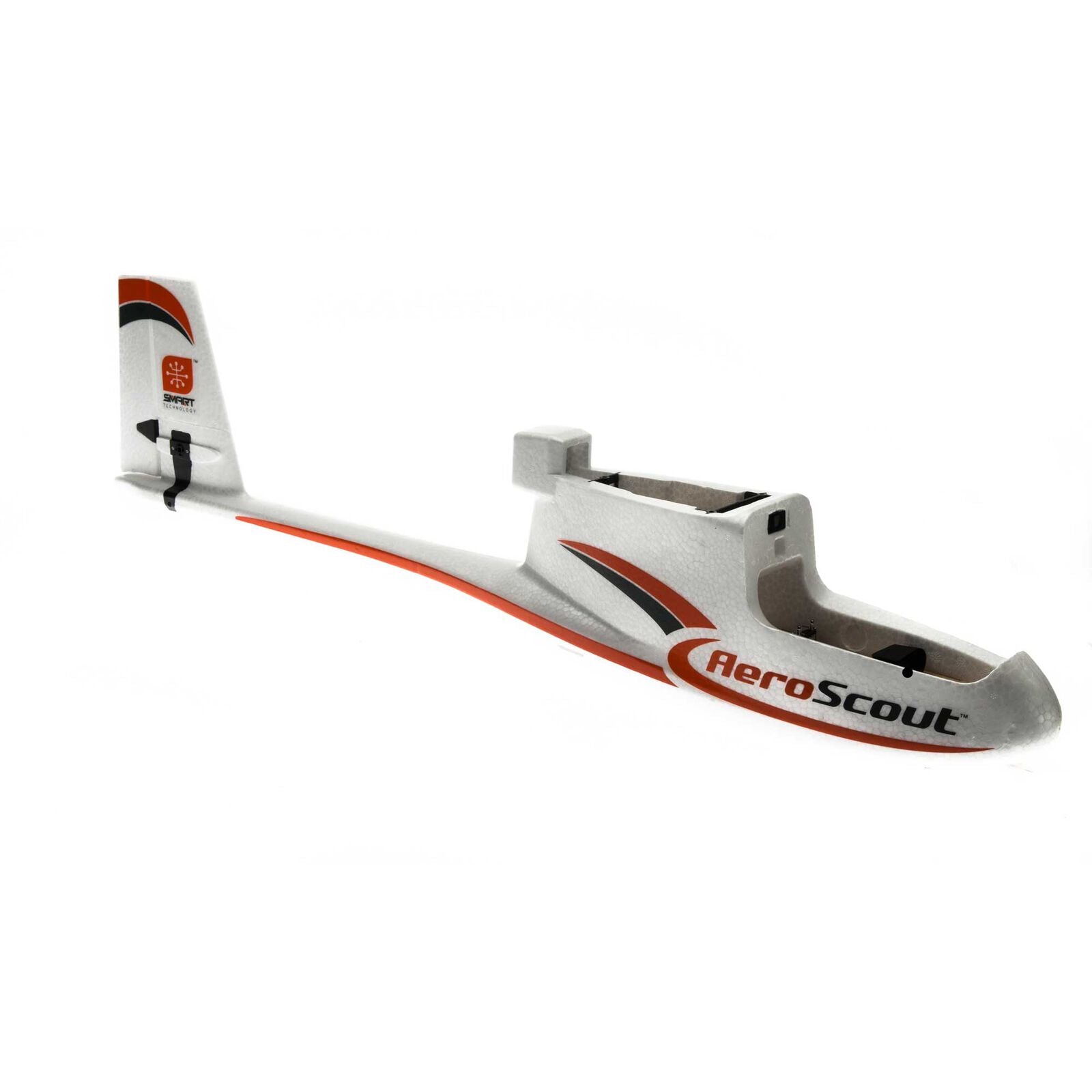 HOBBYZONE HBZ3801 Fuselage with Elevator/Rudder Servos: AeroScout