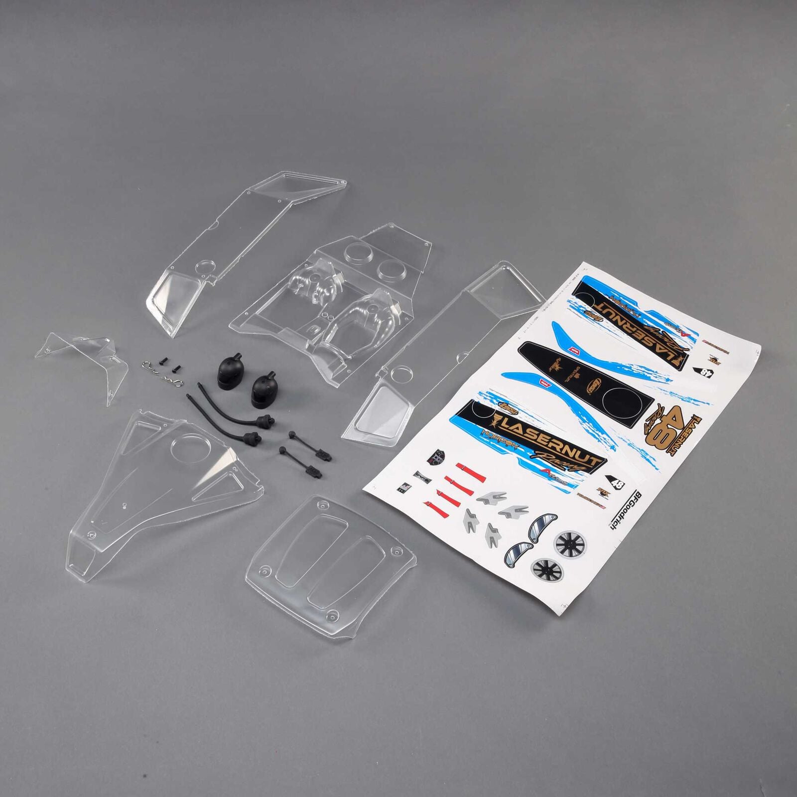 LOSI LOS230077 Clear Body Set: Lasernut U4