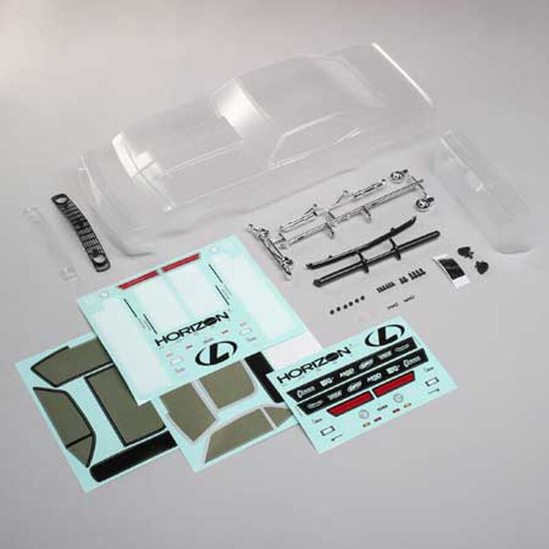 LOSI LOS230081 1969 Chevy Camaro Body Set Clear: V100