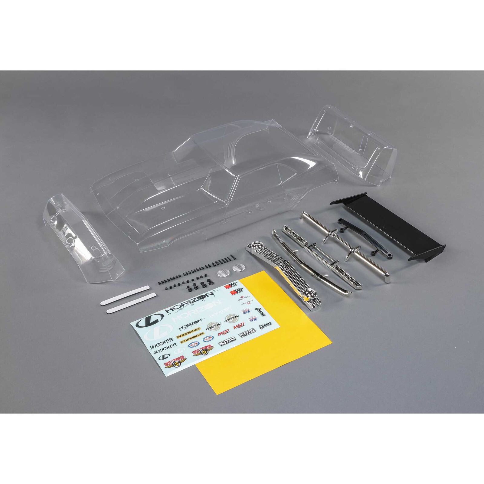 LOSI LOS230086 69 Camaro Body Set, Clear: 22S Drag