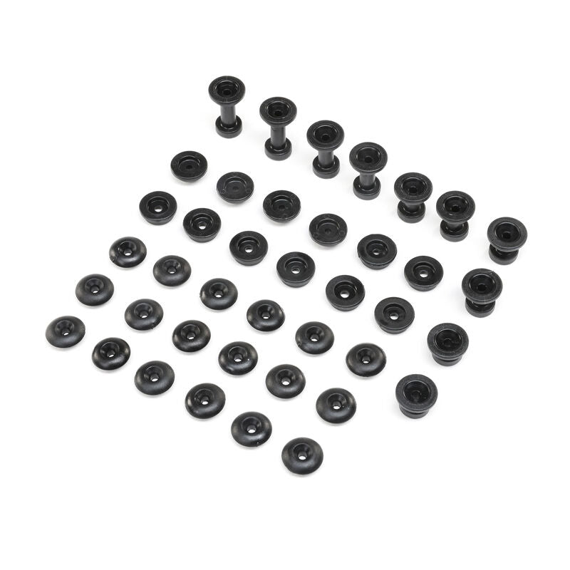 LOSI LOS240024 Body Button Spacer Kit (10): LMT Mega