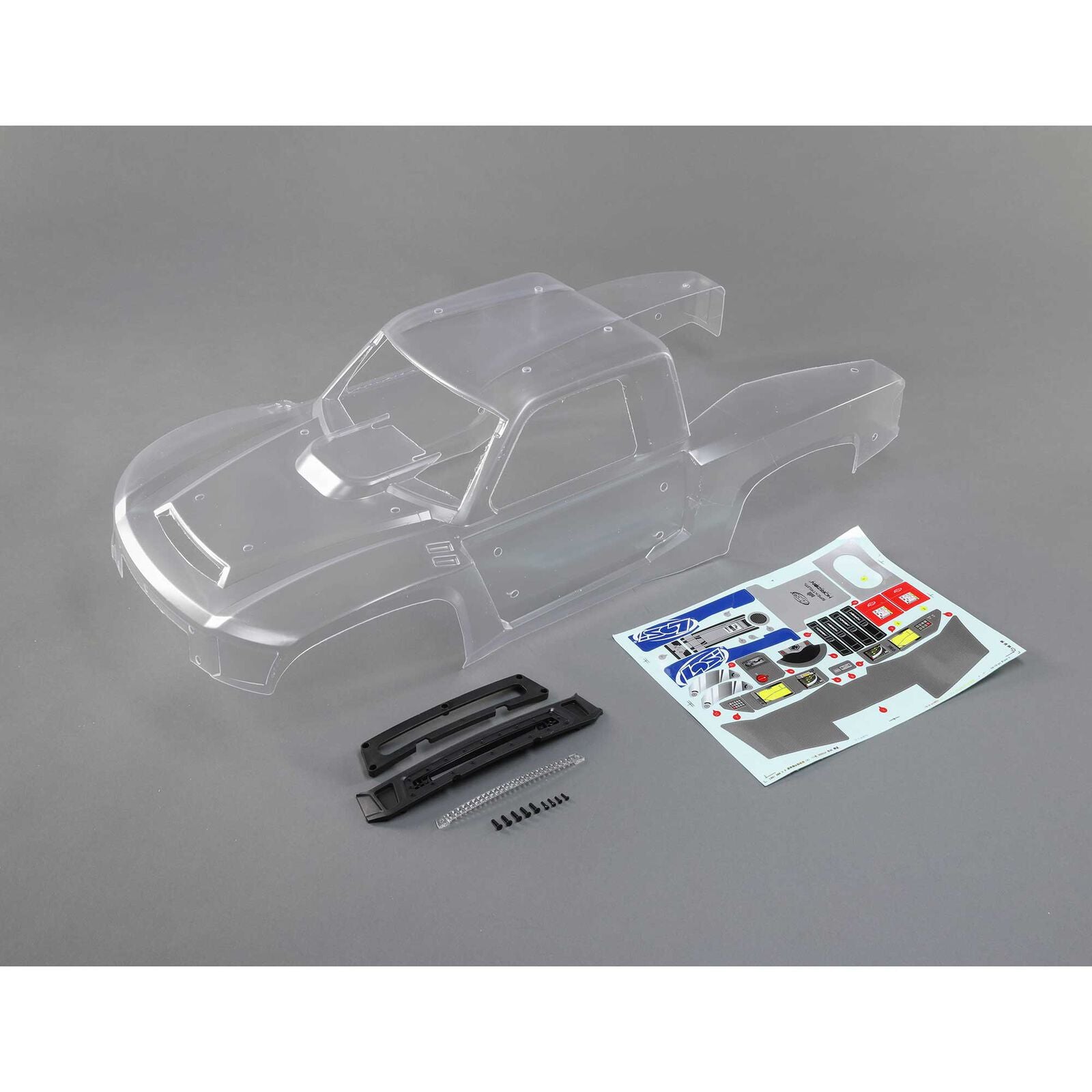 LOSI LOS250046 Body and Front Grill, Clear: SBR 2.0