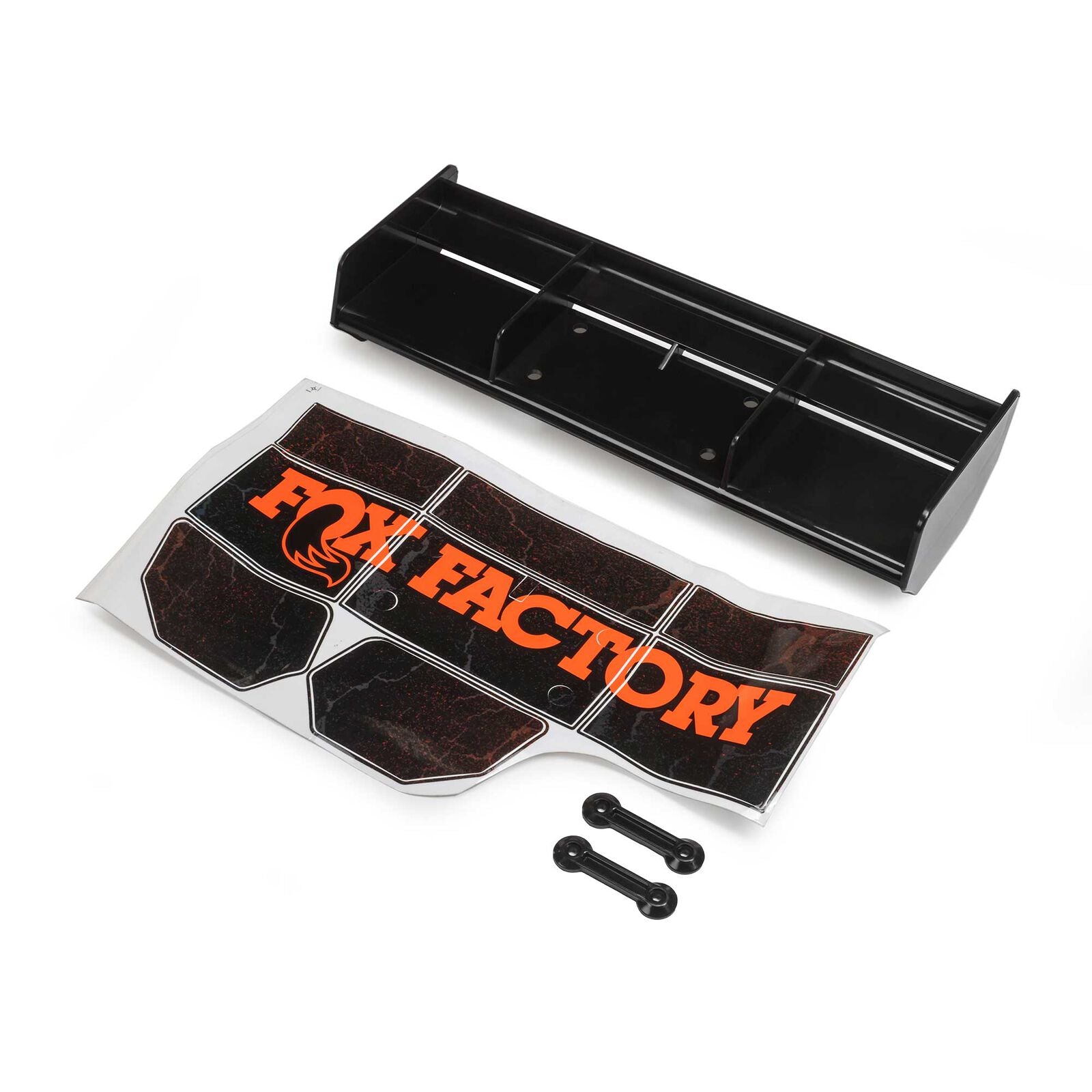 LOSI LOS250055 Wing, FOX, Black: DBXL-E 2.0