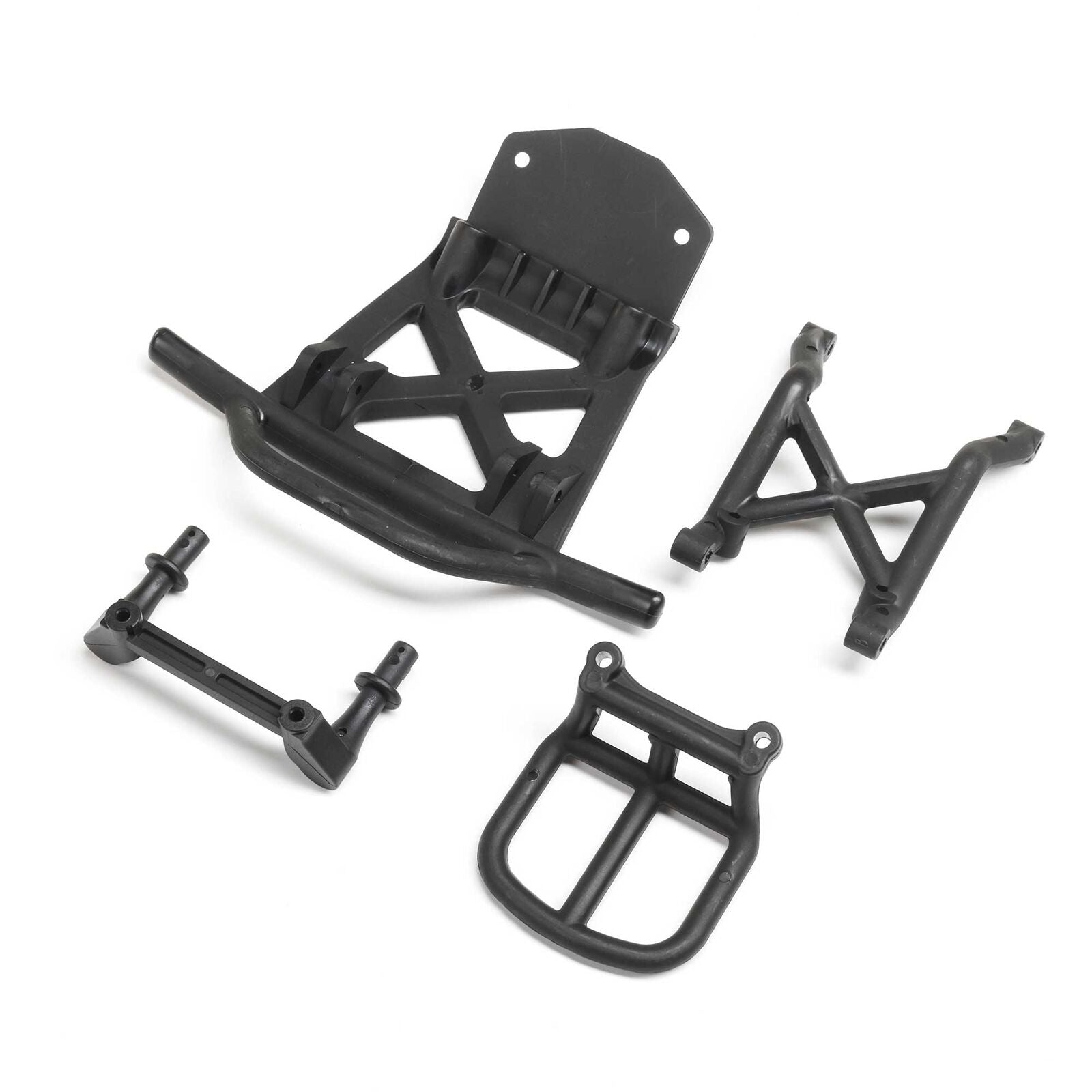 LOSI LOS251125 Front Bumper, Brace & Body Mount: DBXL 2.0