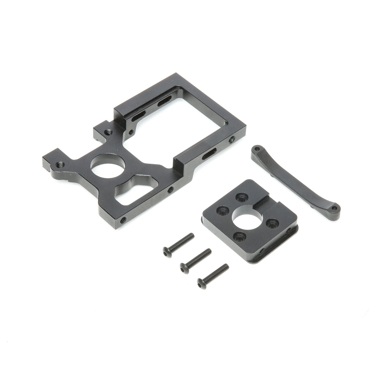 LOSI LOS252058 Motor Mount w/Adapter, Black: DBXL-E